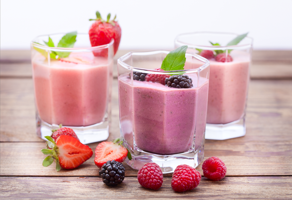 Turkey Tail Berry Burst Smoothie