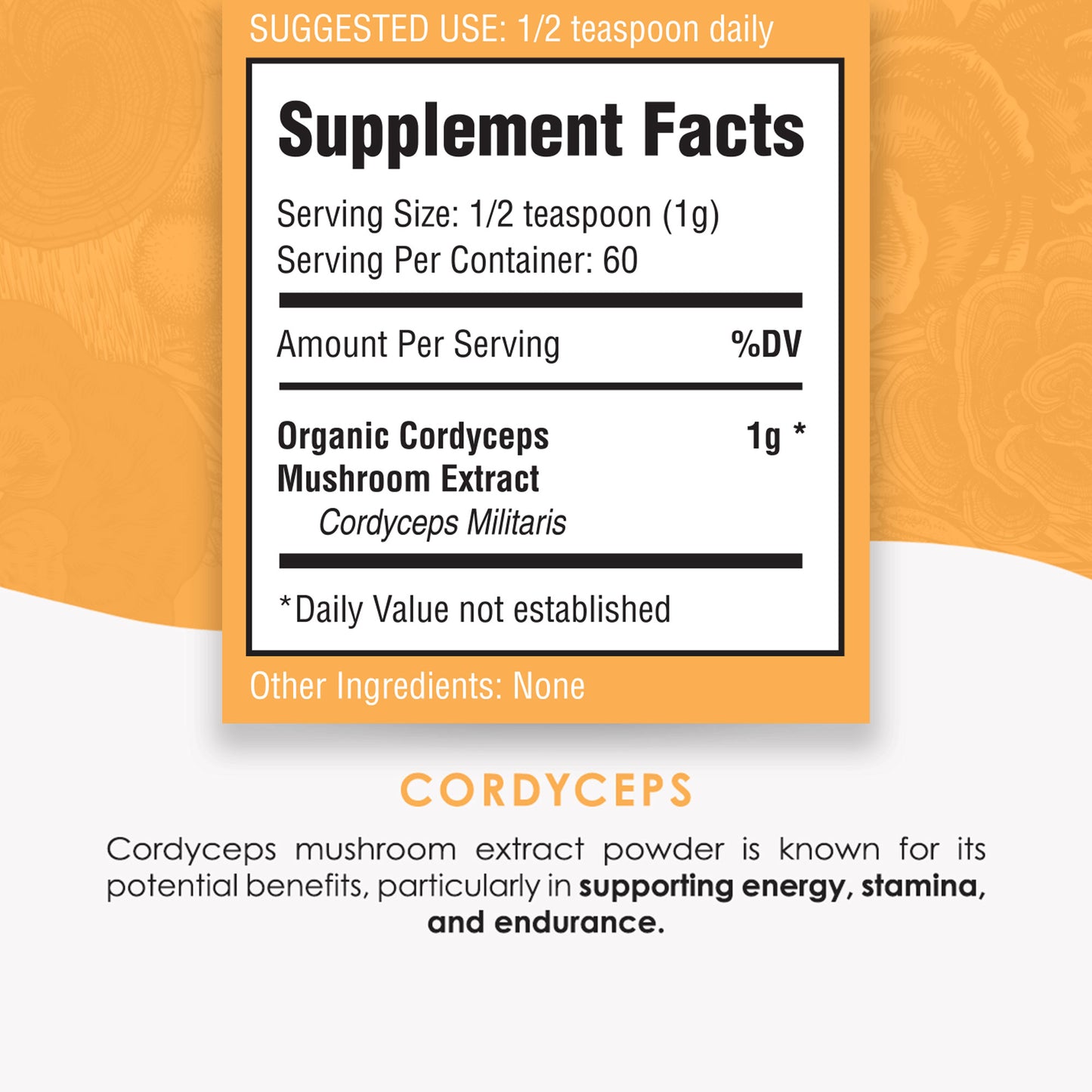 Cordyceps Mushroom Extract Powder