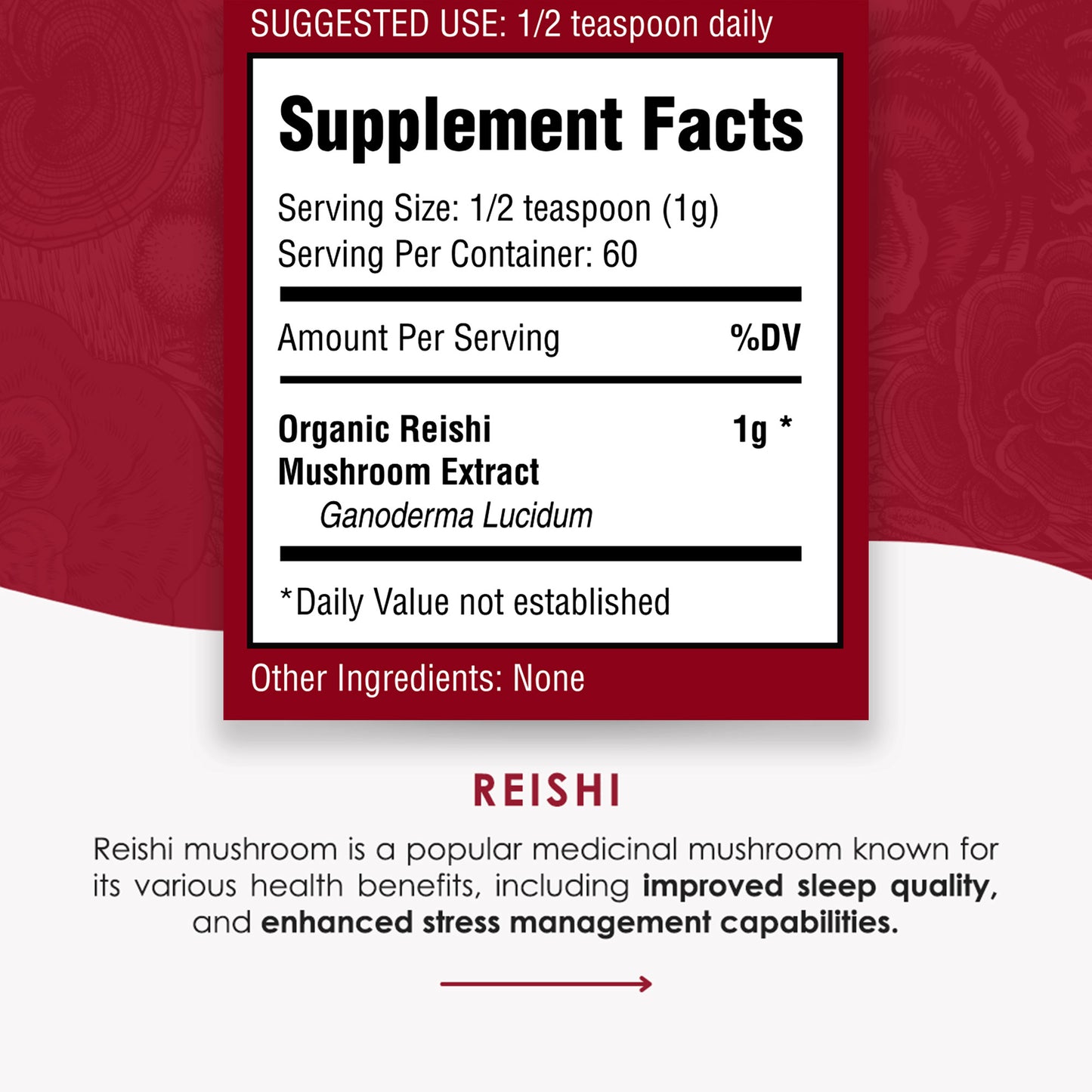 Reishi Trio Mushroom Extract Powder