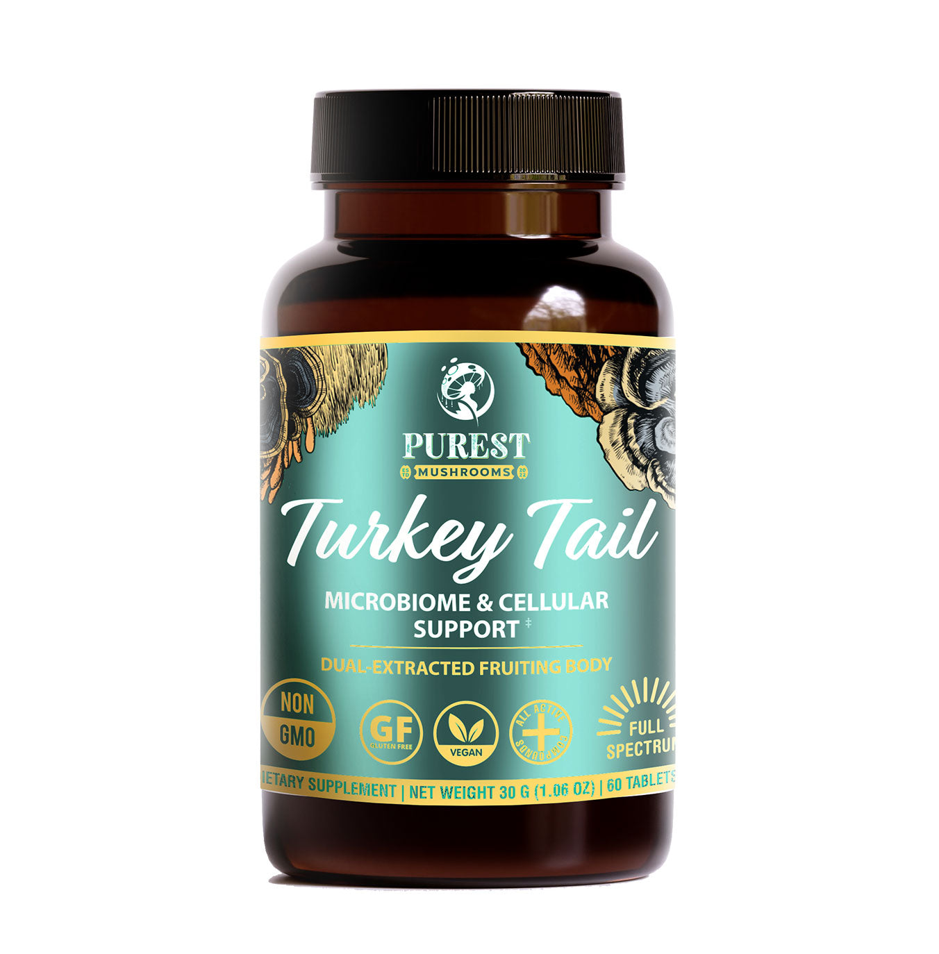 Turkey Tail Mushroom Tablets